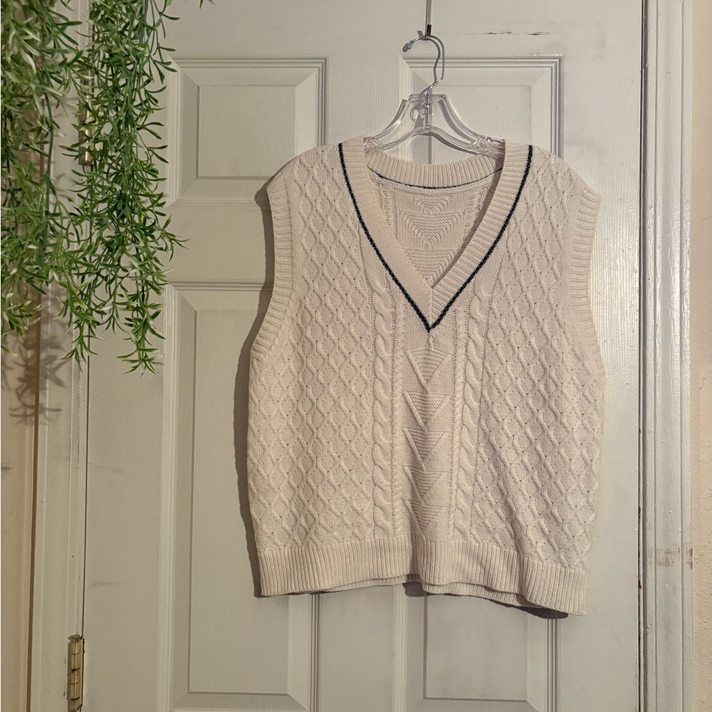 White Sweater Vest